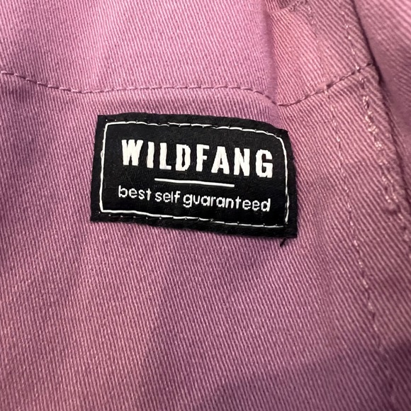 Wildfang | Essential Lilac Long Sleeve High Waist Coverall Utility Jumpsuit XS - Picture 10 of 10